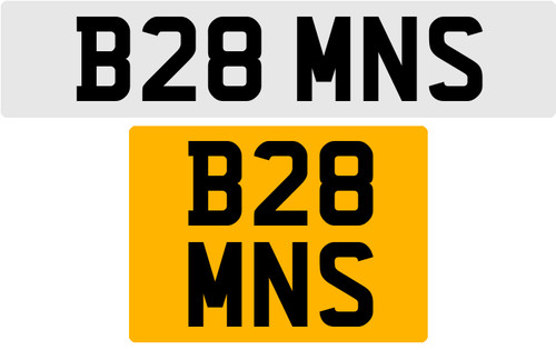 B28 mns old style - 3x3, number