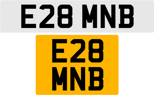 E28 mnb old style - 3x3, number